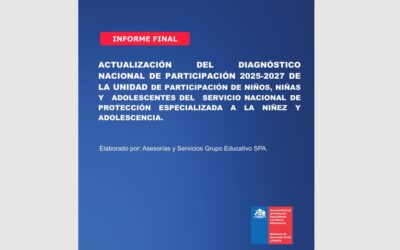Grupo Educativo finaliza actualización del Diagnóstico Nacional de Participación 2025-2027 del Servicio de Protección Especializada a la Niñez y Adolescencia (SPE)