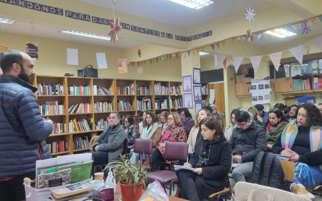 Grupo Educativo inicia nueva etapa del Proyecto Habilitando Aprendizajes con primera jornada en el SLEP Santa Corina
