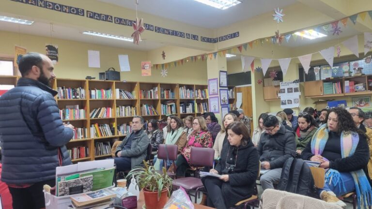 Grupo Educativo inicia nueva etapa del Proyecto Habilitando Aprendizajes con primera jornada en el SLEP Santa Corina